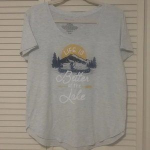 Maurices 2XL Life Is Better At The Lake Graphic Tee